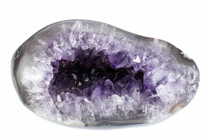 Wide, Purple Amethyst Geode - Uruguay #380266